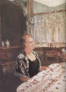 Edouard Vuillard Mrs. Arthur painting